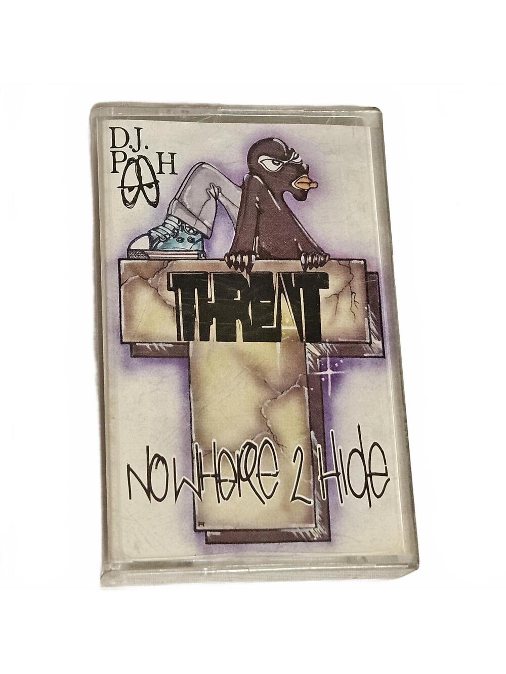 DJ Pooh Cassette Tape No Where to Hide 1995 Black Clear Case Hip Hop Single
